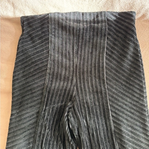 Free People Black Velvet Flare Pants - Picture 5 of 8